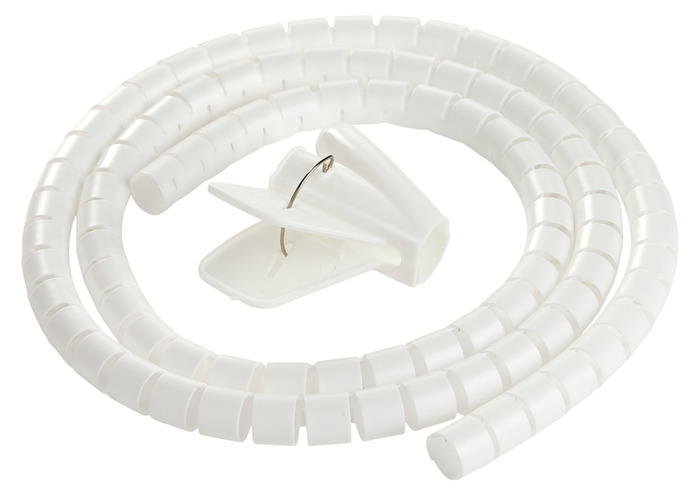 Kabelskjuler hvit Ø20 mm x 1,5 meter